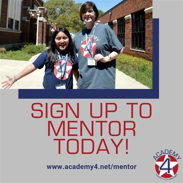 Sign Up! Be a Mentor!